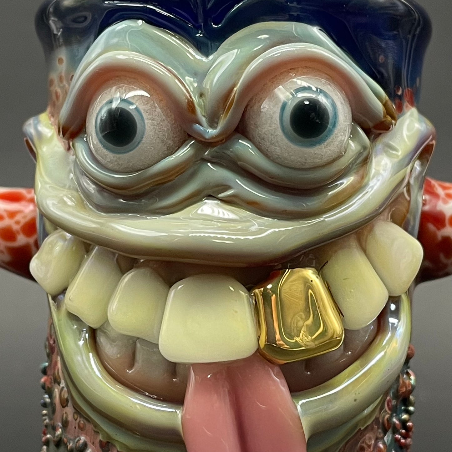 Leviathan Glass Irate pirate shot glass - hand-blown art