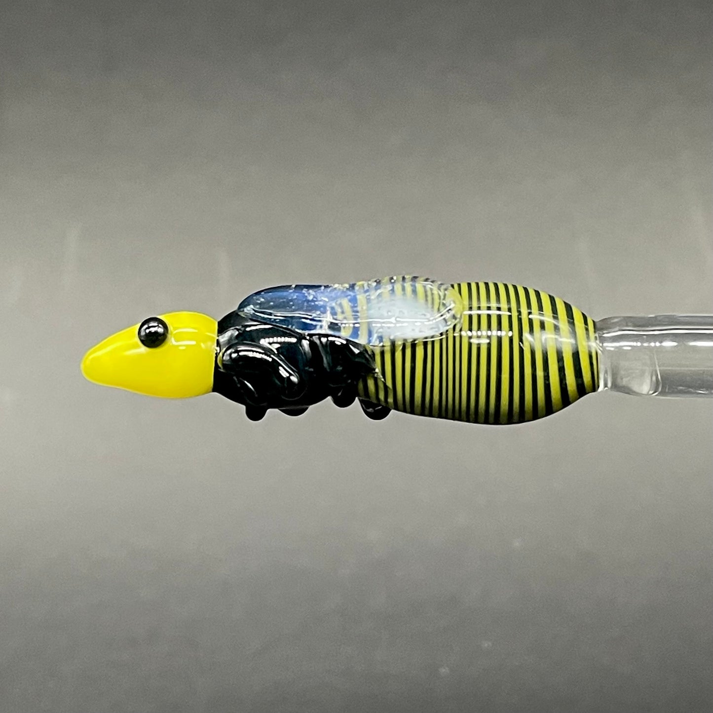Small glass Bee Honey Dipper craftsmanship - artisan glass work
