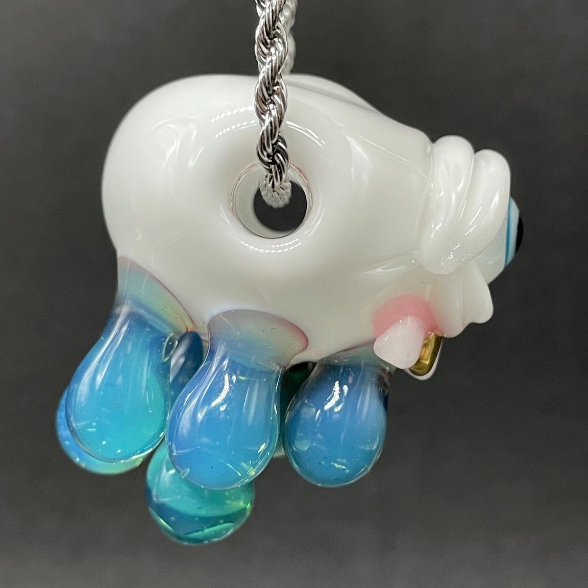 Eye of the storm glass pendant