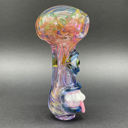 UV inside out spoon by Leviathan Glass - artisan detail