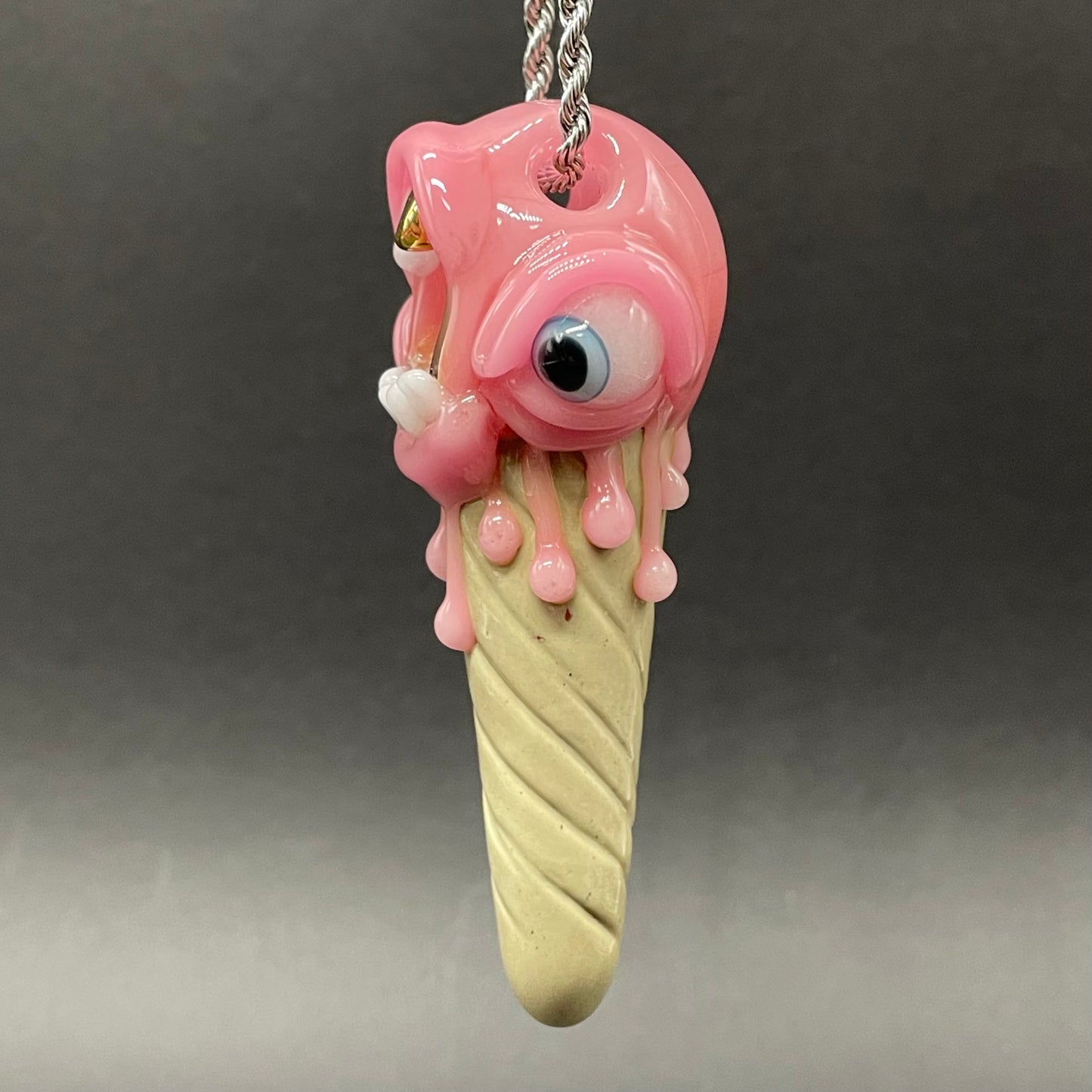 Ice scream cone pendant