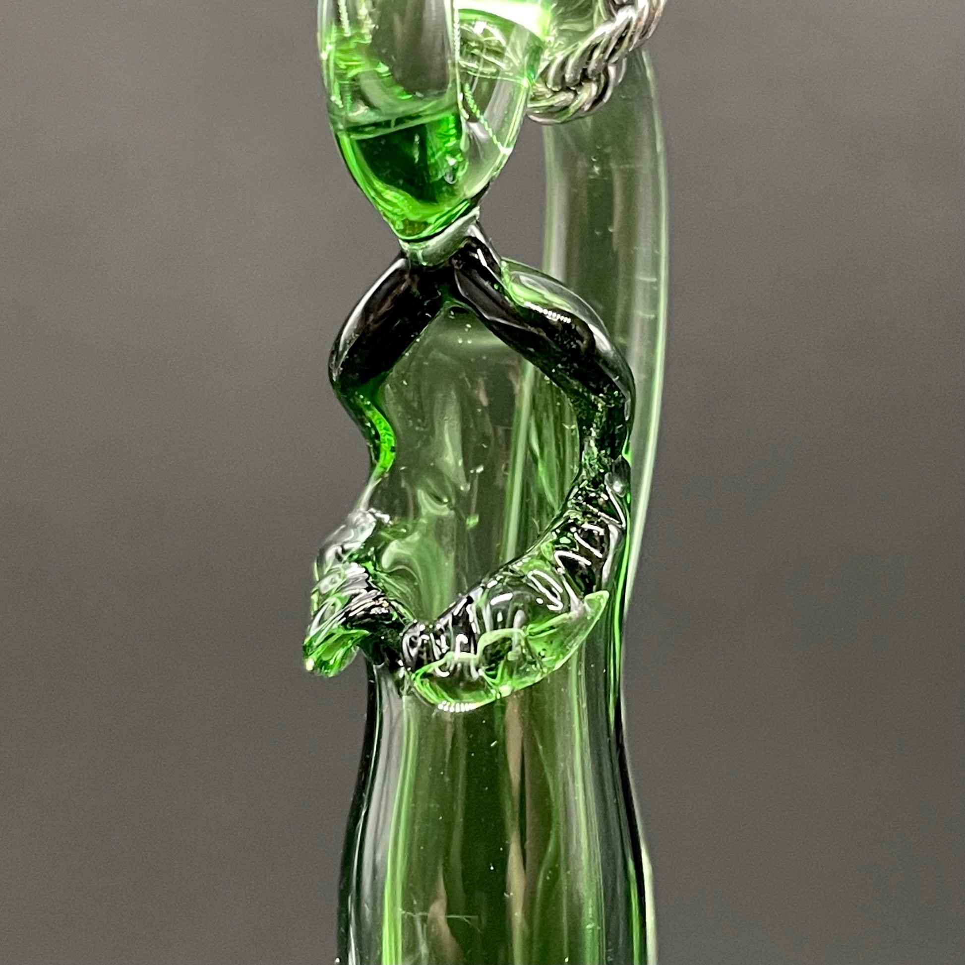 Premium Pitcher plant pendant - collectible glass art