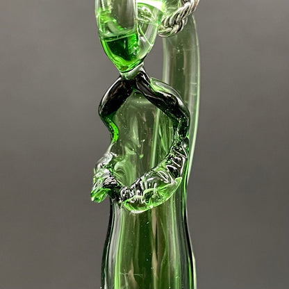 Premium Pitcher plant pendant - collectible glass art