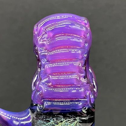 Hand-blown Royal jelly dichroic cyclops pendant - Leviathan Glass original