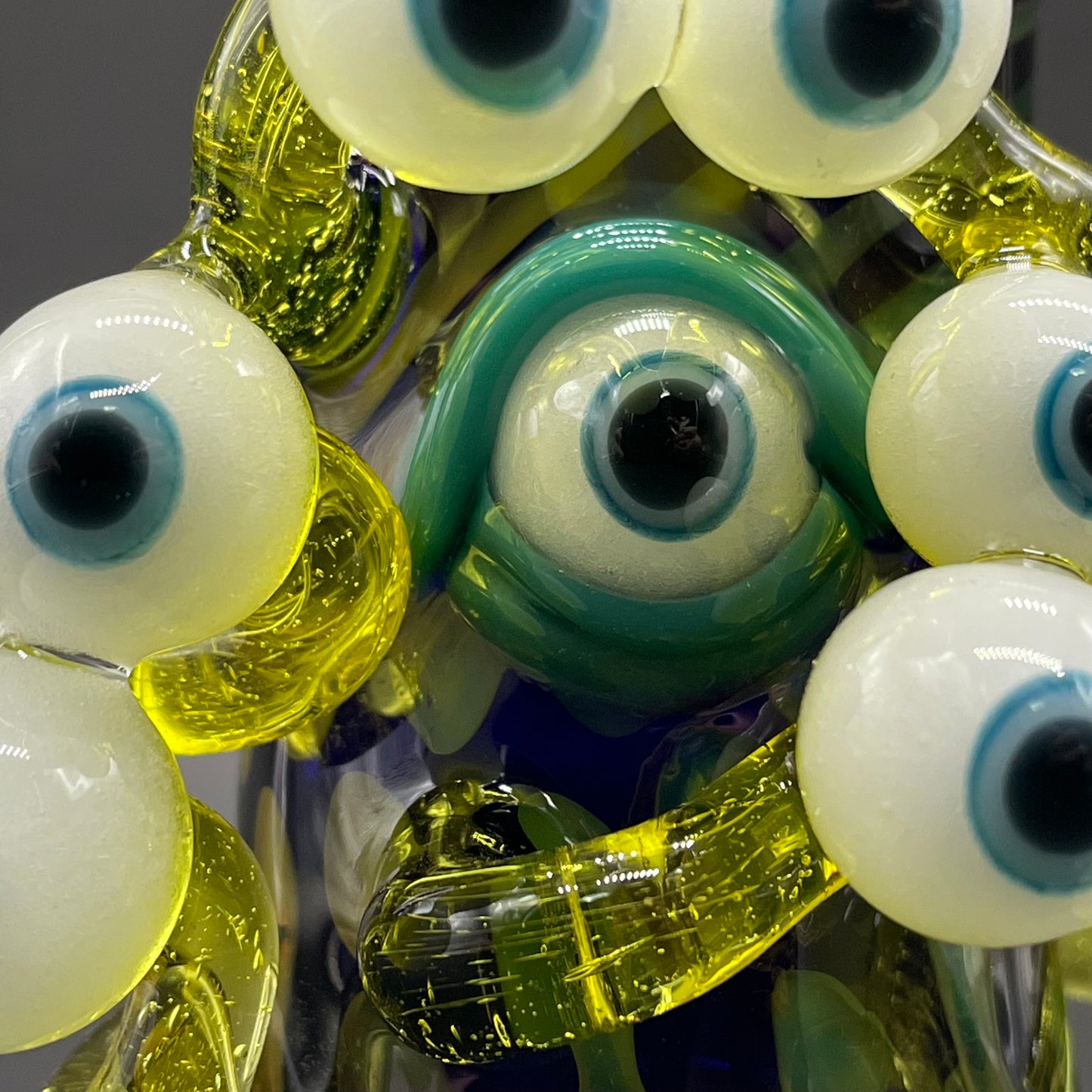 Premium Eye stalk shot glass - collectible glass art