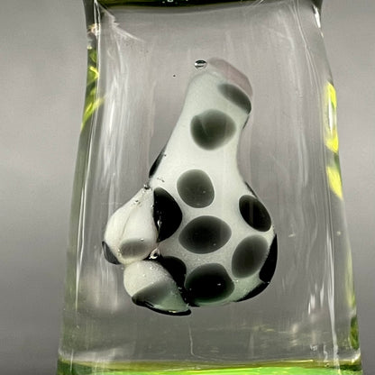 Premium Alien abduction pendant (cow) - collectible glass art