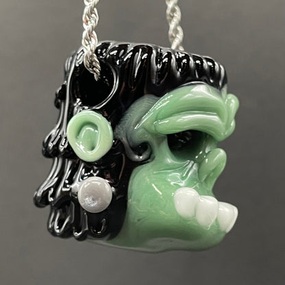 Glass Frankenstein pendant