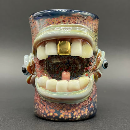 Screaming shot glass craftsmanship - artisan glass work