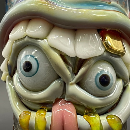Hungry eyes monster shot glass