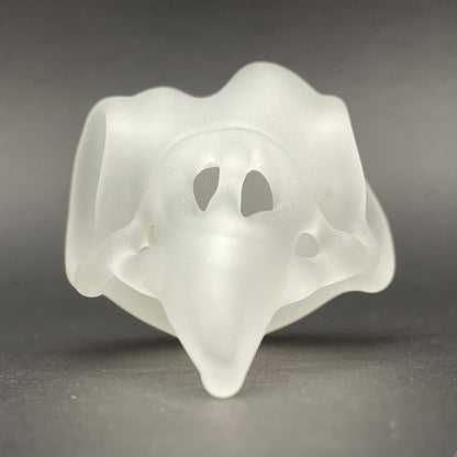 Crow skull craftsmanship - artisan glass work