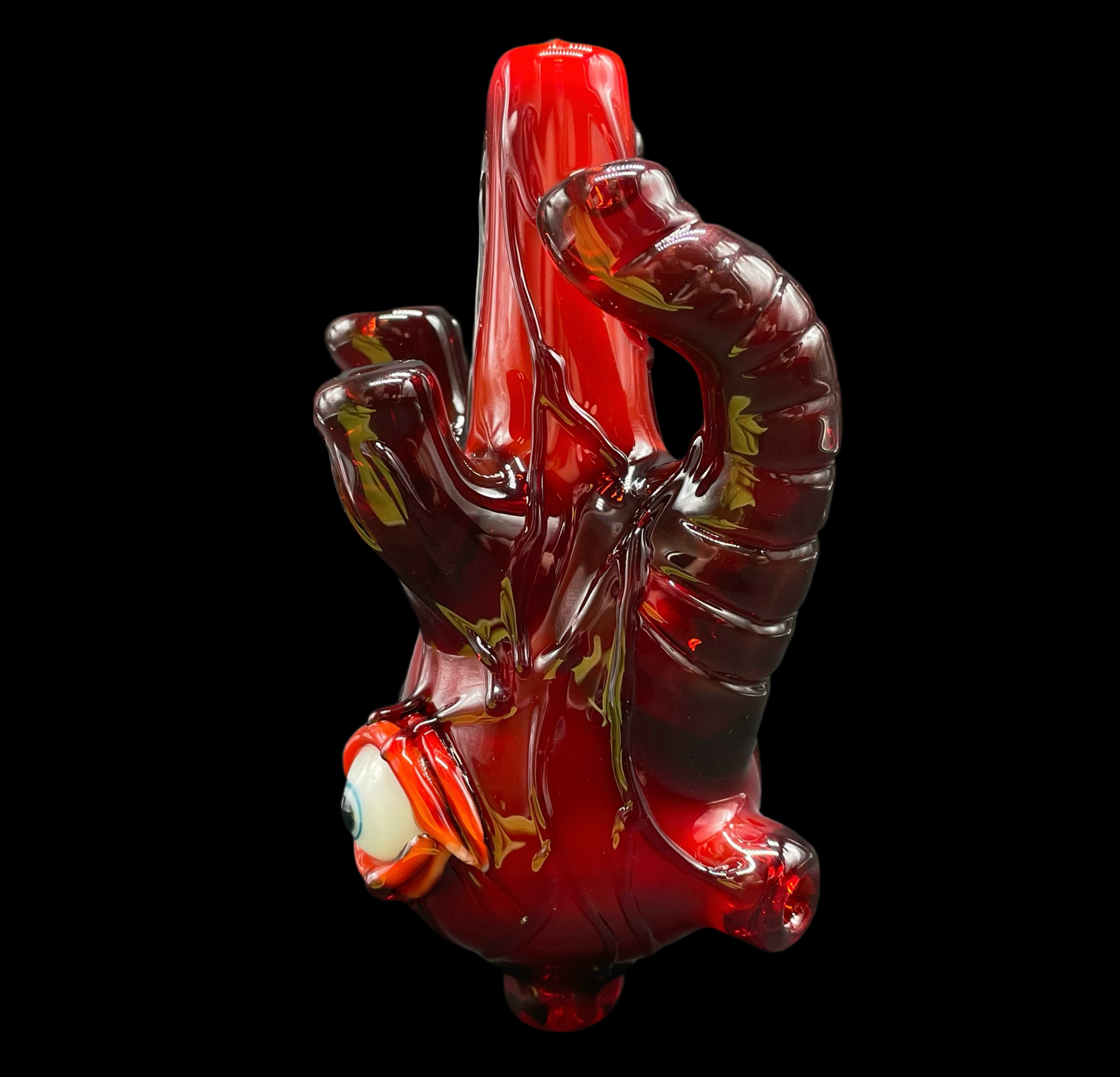 Hand-blown Anatomical heart spoon - Leviathan Glass original