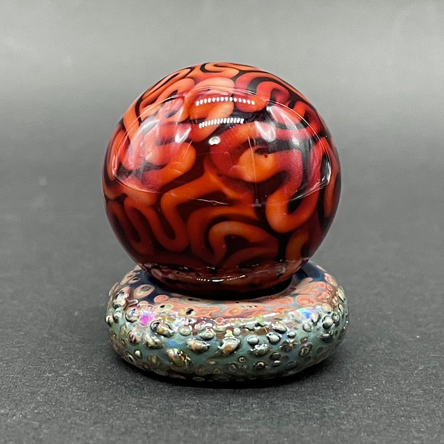 Brain marble and stand