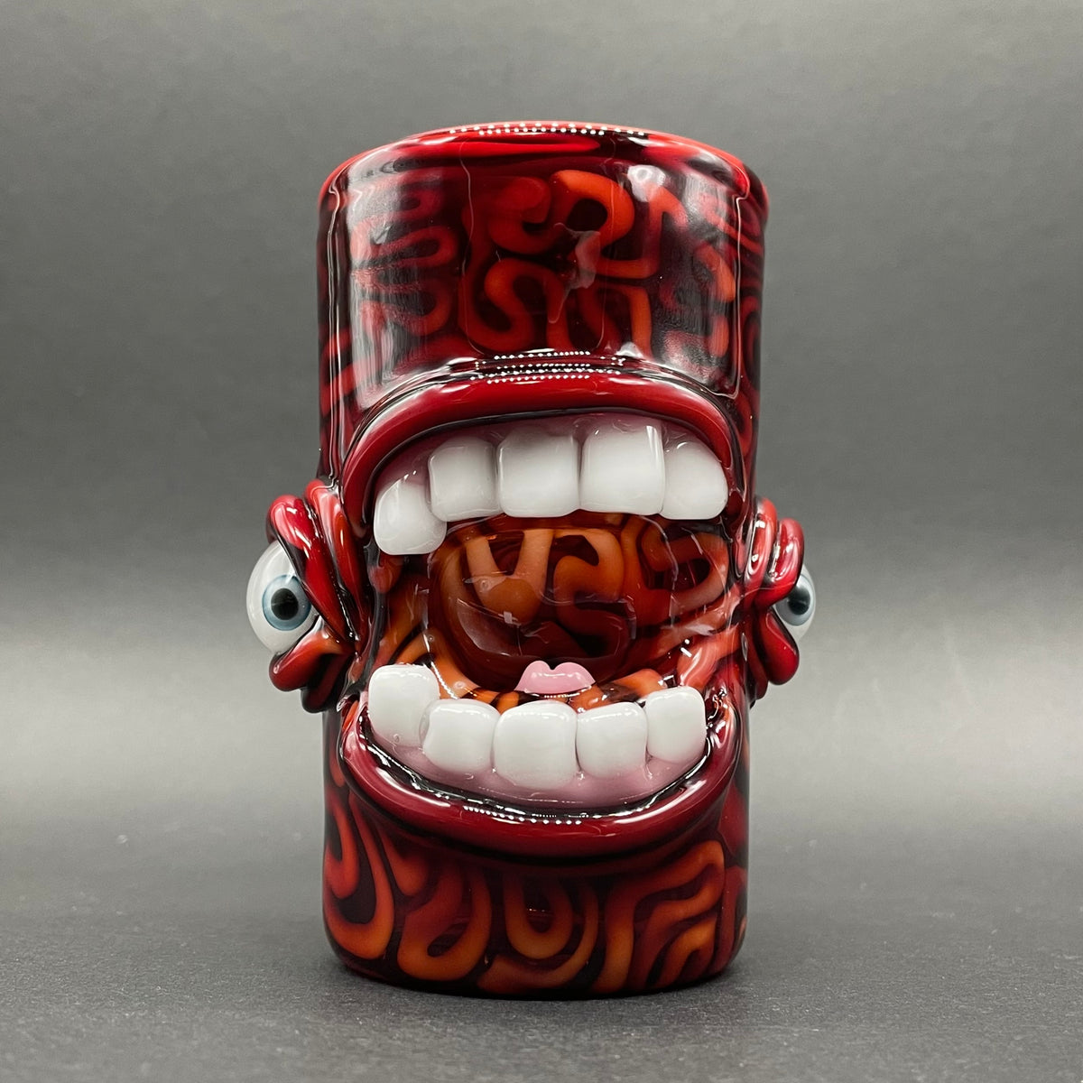 mind scrambler shot glass craftsmanship - artisan glass work