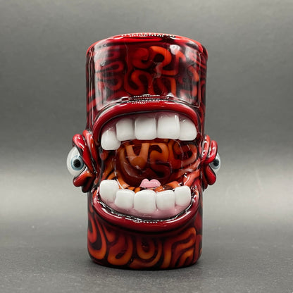 mind scrambler shot glass craftsmanship - artisan glass work