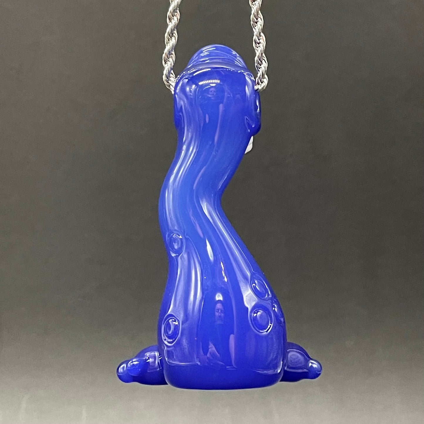 Hand-blown Cyclopsasarus glass pendant - Leviathan Glass original