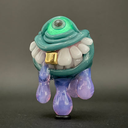 Dripping with sarcasm glass pendant