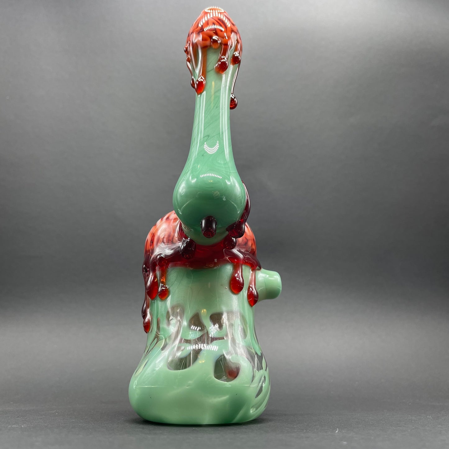 Hand-blown Brain eater bubbler - Leviathan Glass original