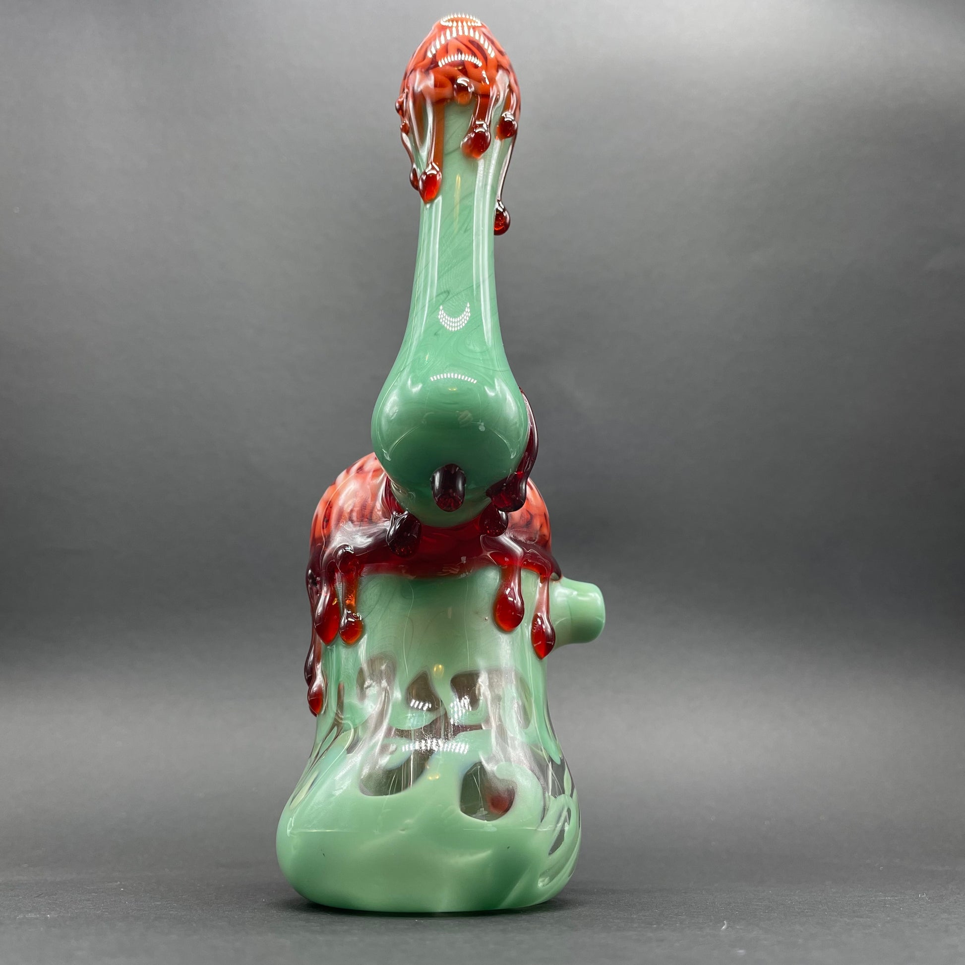 Hand-blown Brain eater bubbler - Leviathan Glass original
