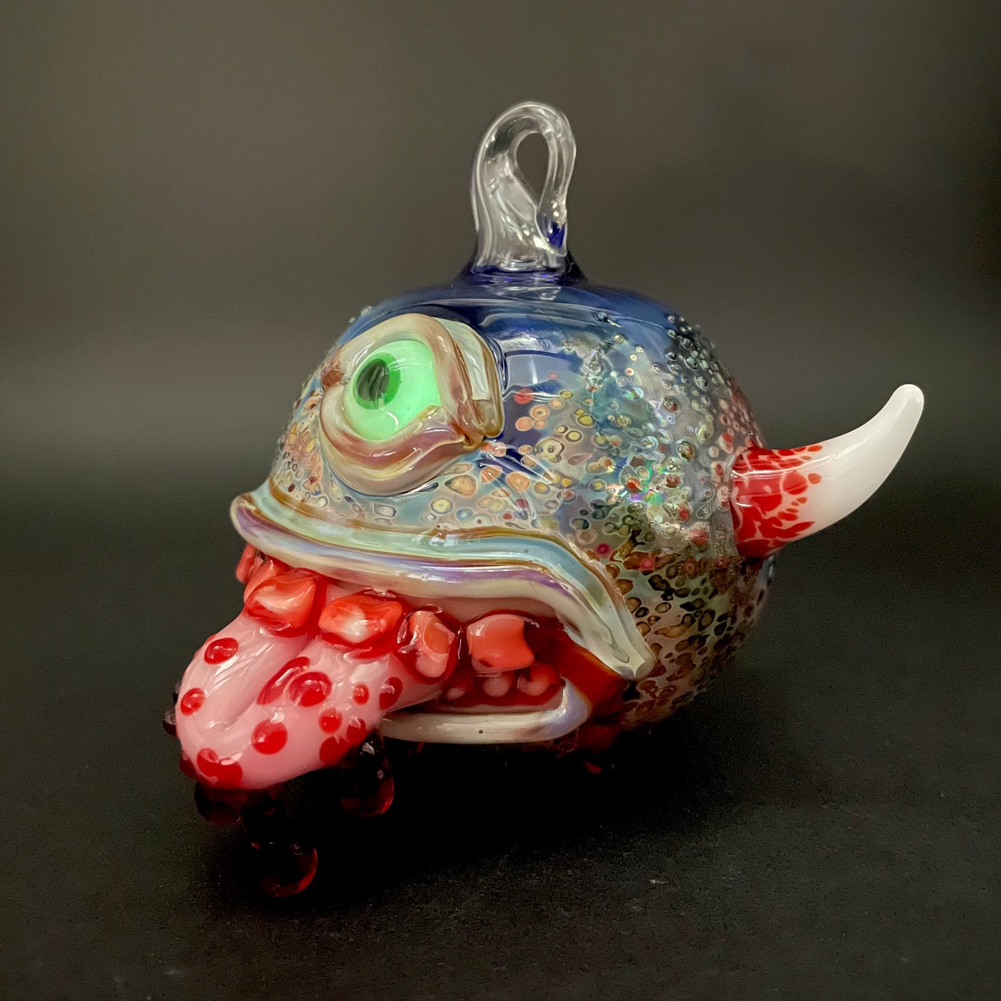 Hand-blown Bloody Mary ornament - Leviathan Glass original