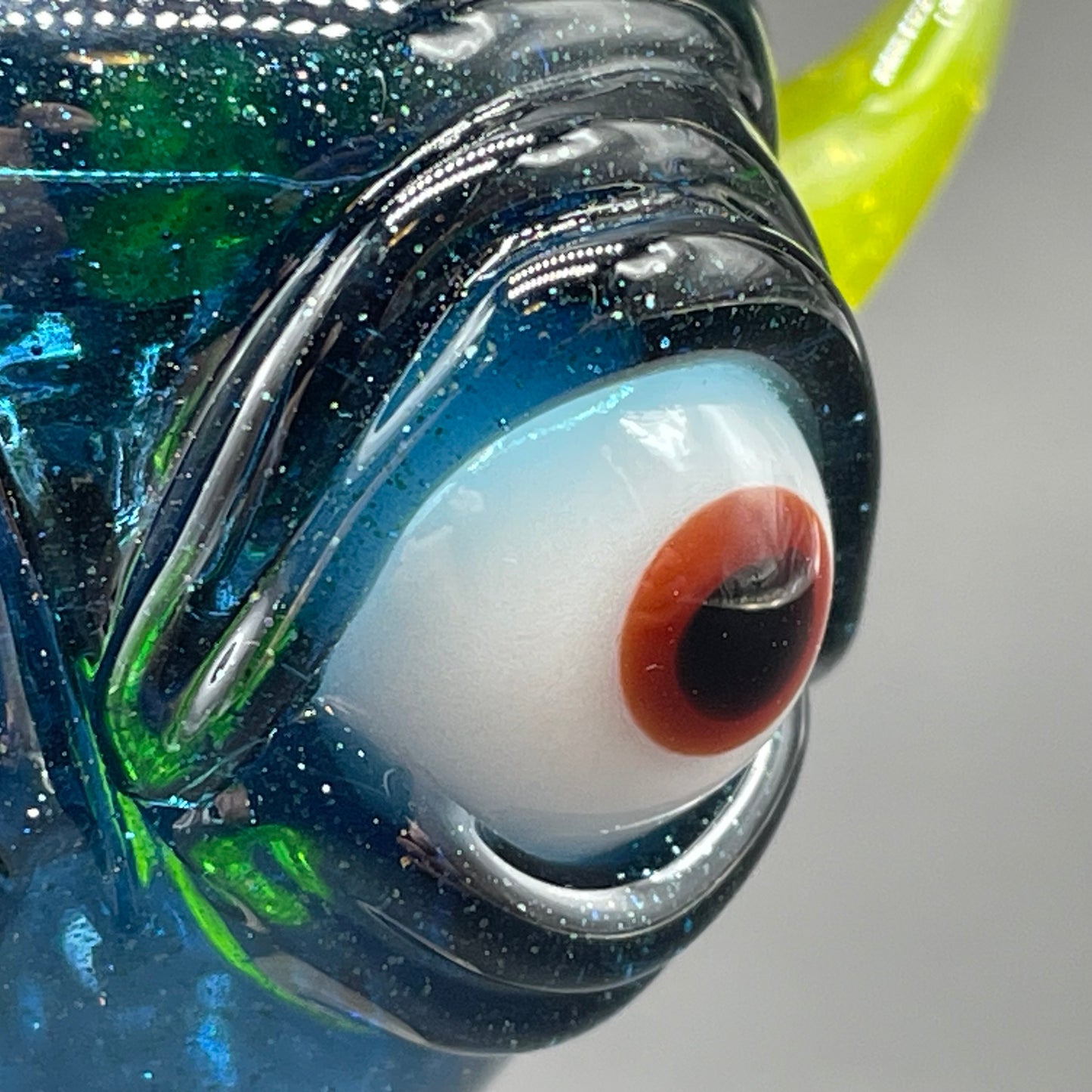 14mm heavy stardust slide craftsmanship - artisan glass work