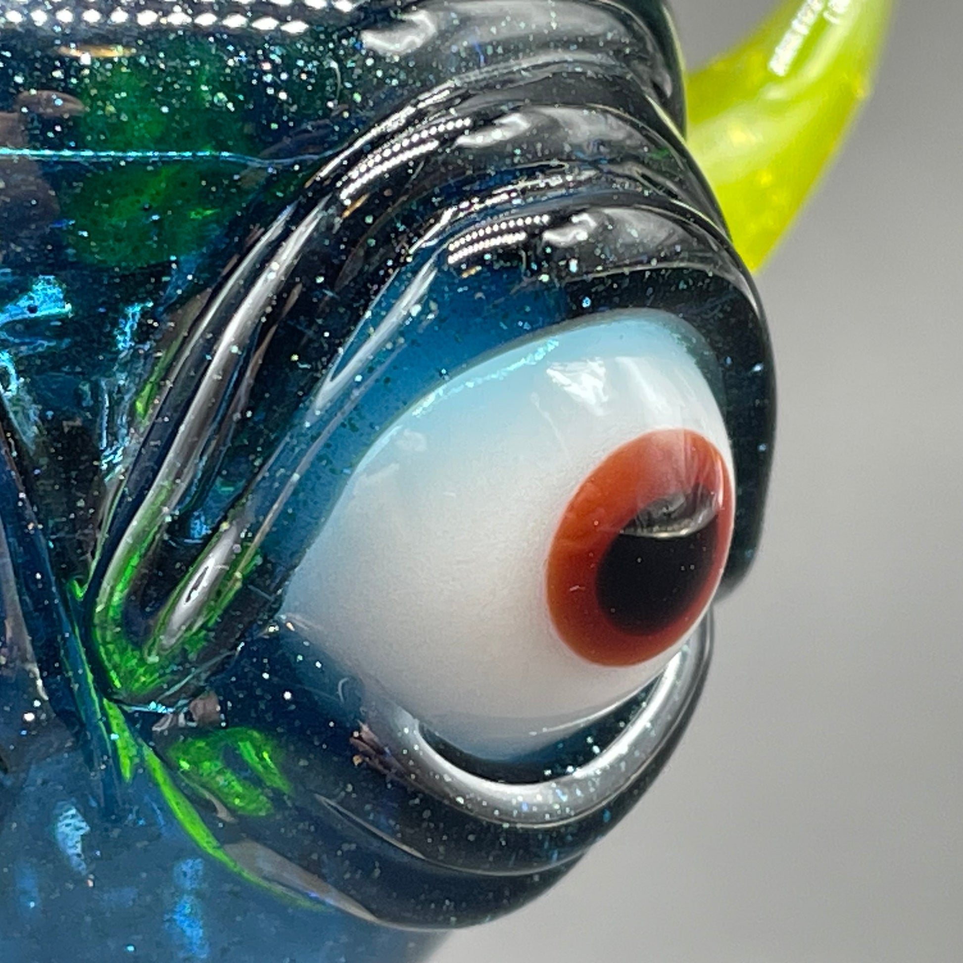 14mm heavy stardust slide craftsmanship - artisan glass work