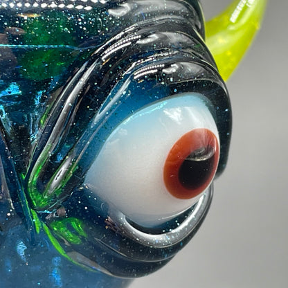 14mm heavy stardust slide craftsmanship - artisan glass work