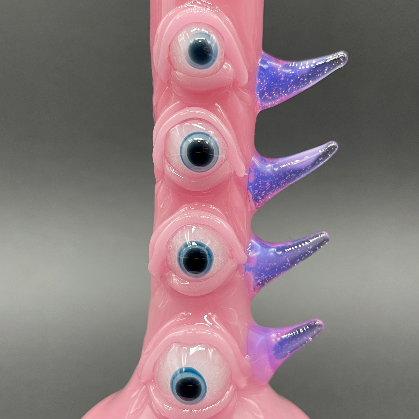 Hand-blown Pink tear Pensieve - Leviathan Glass original