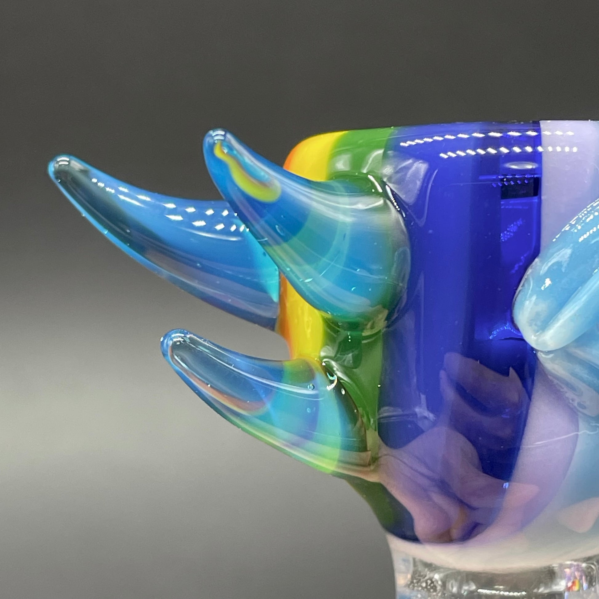 18mm Kool aid tongue slide by Leviathan Glass - artisan detail