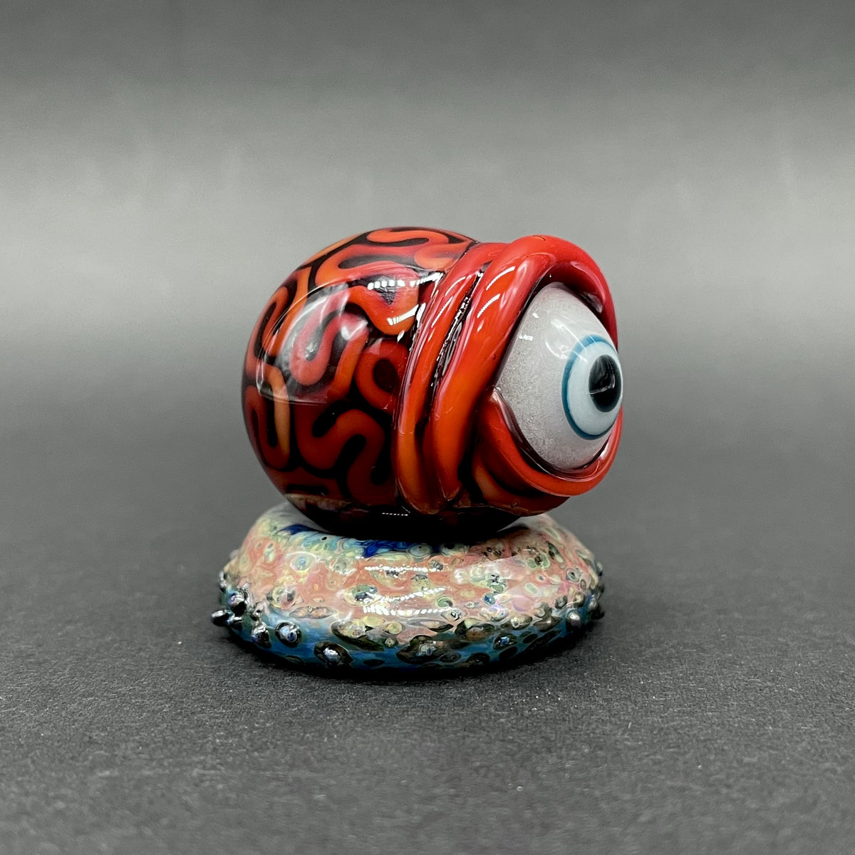 Brain marble and stand