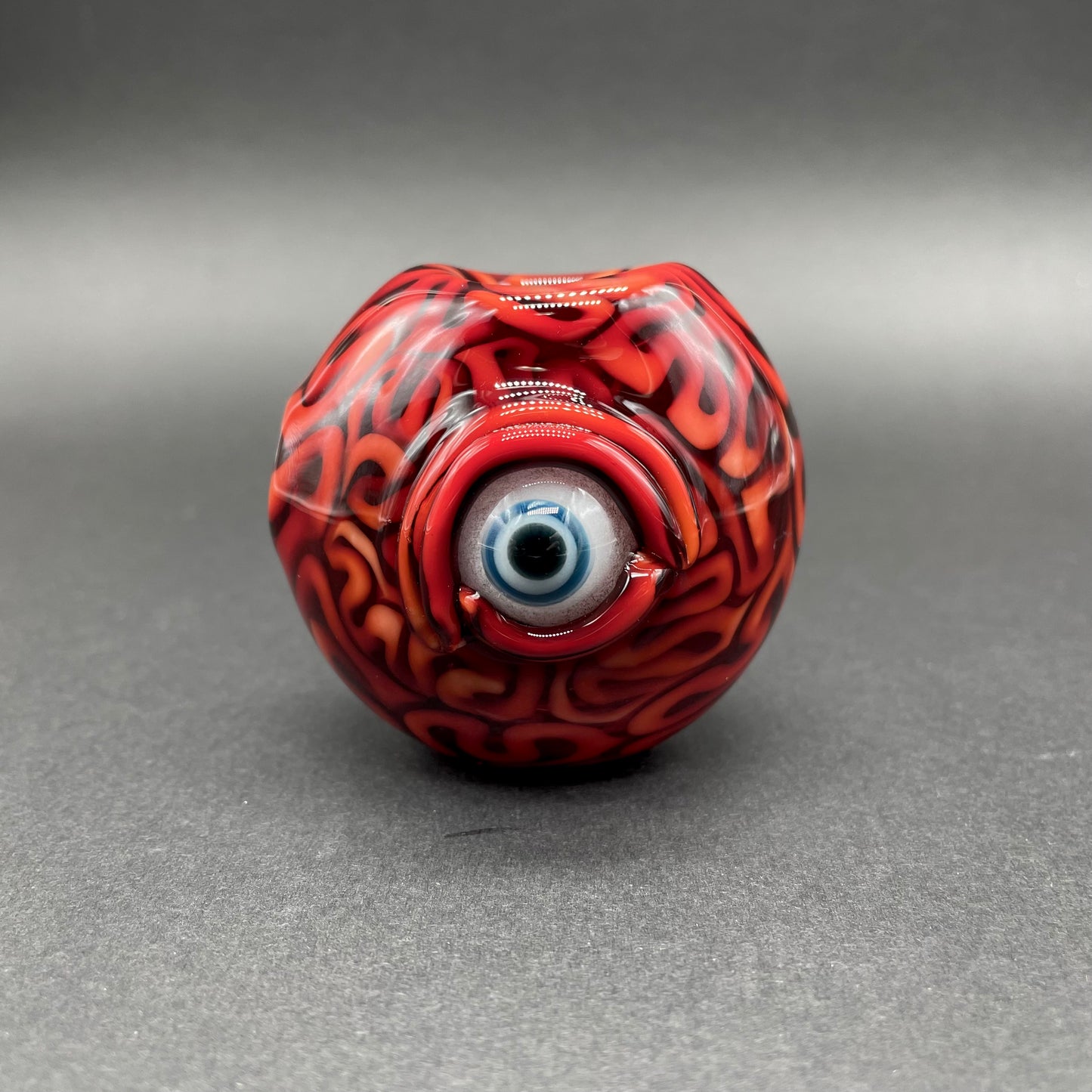 Leviathan Glass Drain Bamage Spoon - hand-blown art