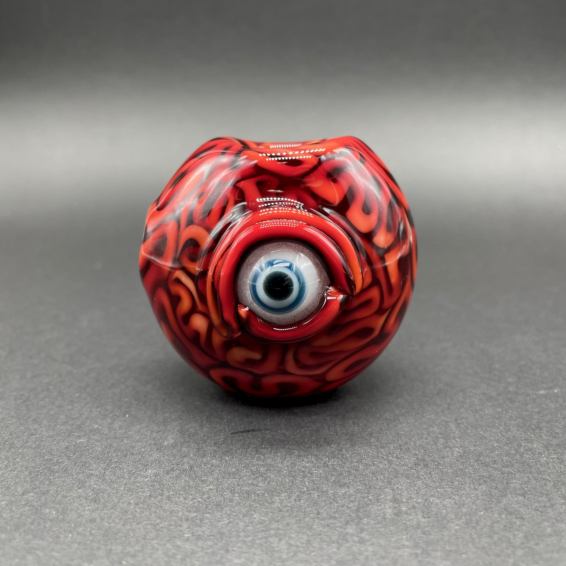 Leviathan Glass Drain Bamage Spoon - hand-blown art