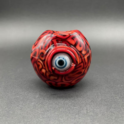 Leviathan Glass Drain Bamage Spoon - hand-blown art