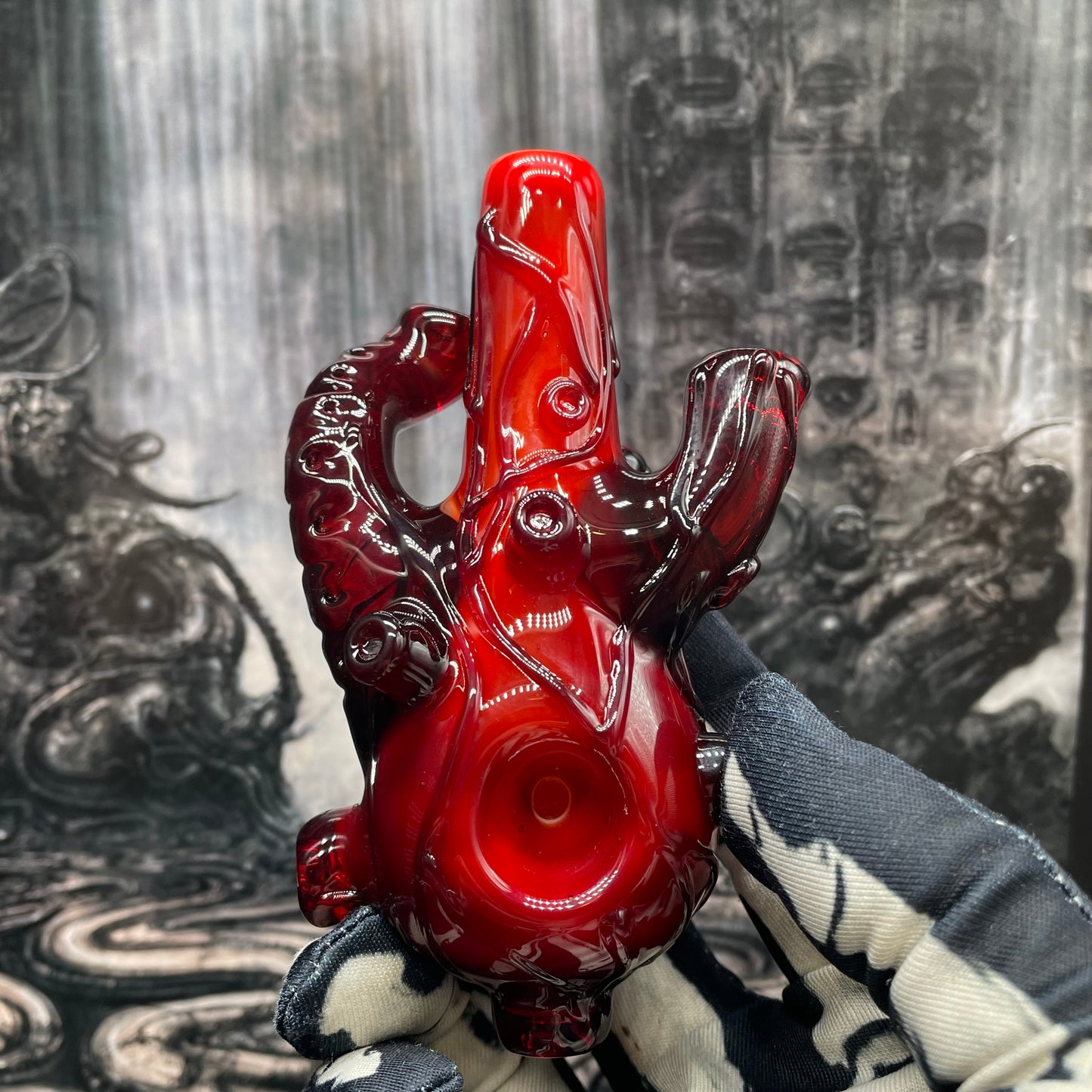 Anatomical heart spoon craftsmanship - artisan glass work