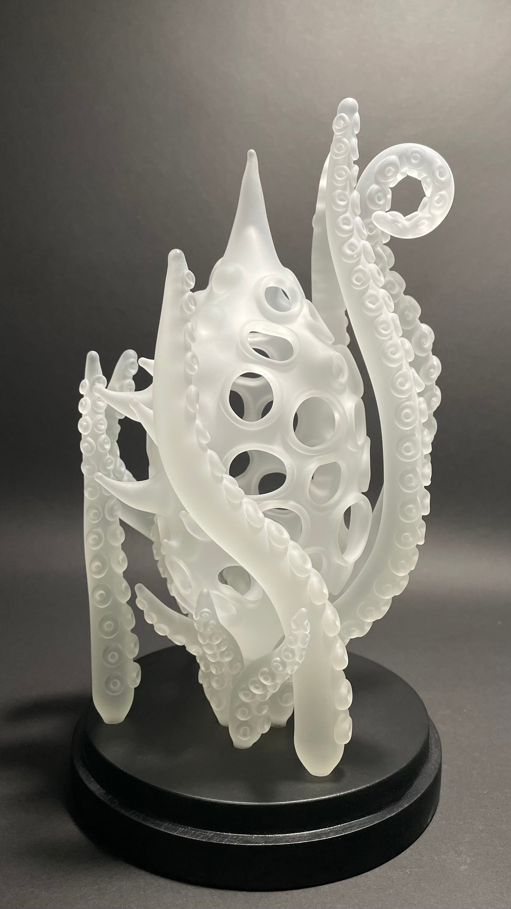 Artisan glass Amoeba Bell Dome 1 - detailed craftsmanship