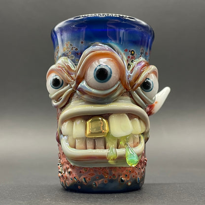 Triclops shot glass
