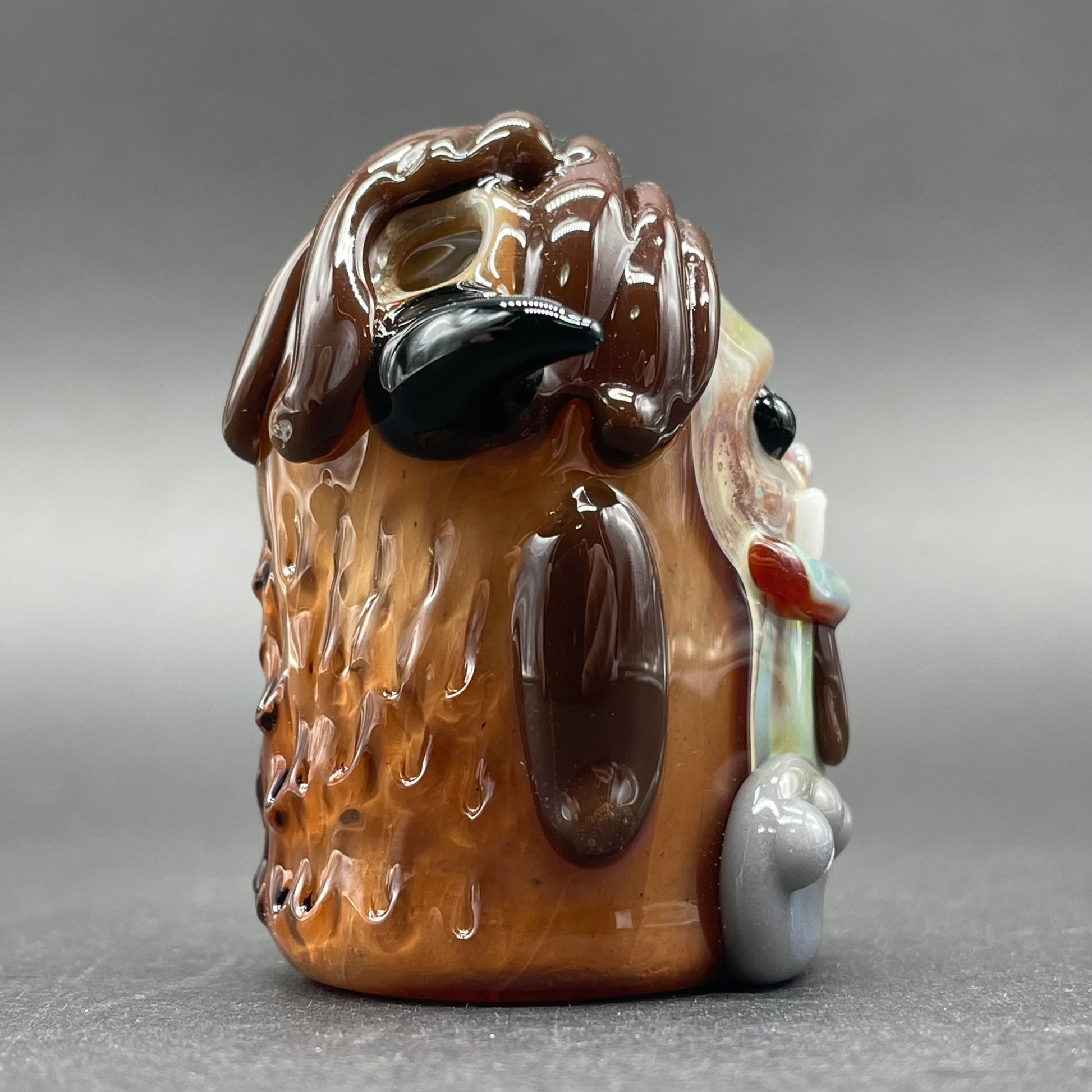 Glass Ludo Pendant craftsmanship - artisan glass work