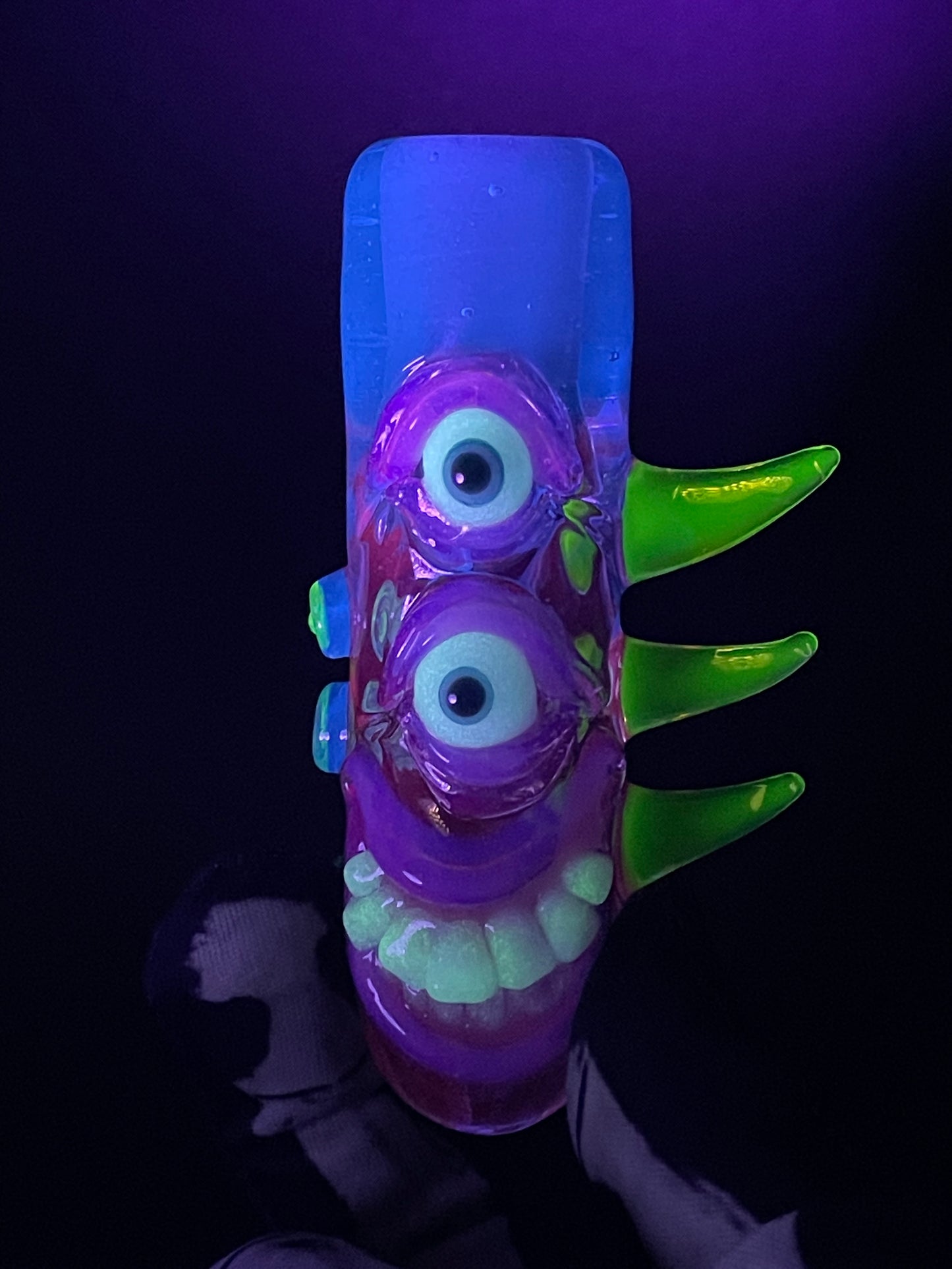 Leviathan Glass 14mm ash catcher - hand-blown art