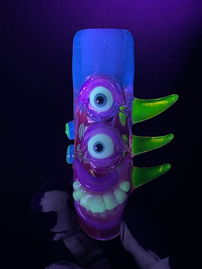 Leviathan Glass 14mm ash catcher - hand-blown art