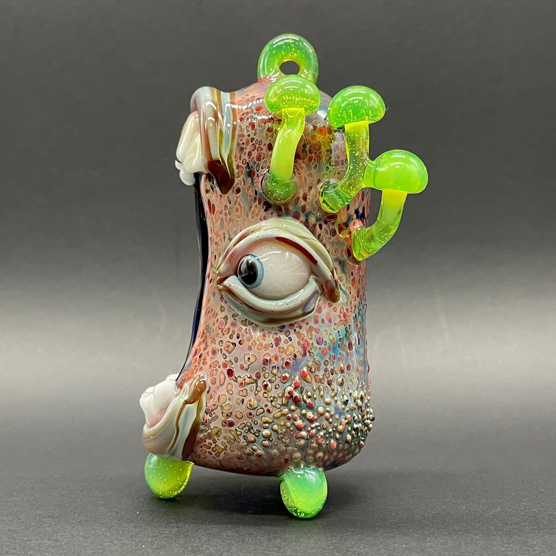 Screaming incense burner craftsmanship - artisan glass work
