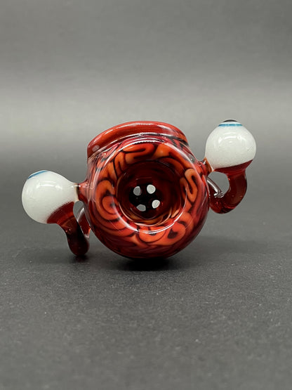 Leviathan Glass 18mm Drain Bamage slide - hand-blown art