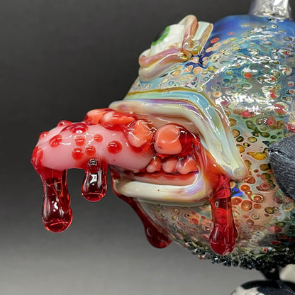 Hand-blown Bloody Mary ornament - Leviathan Glass original