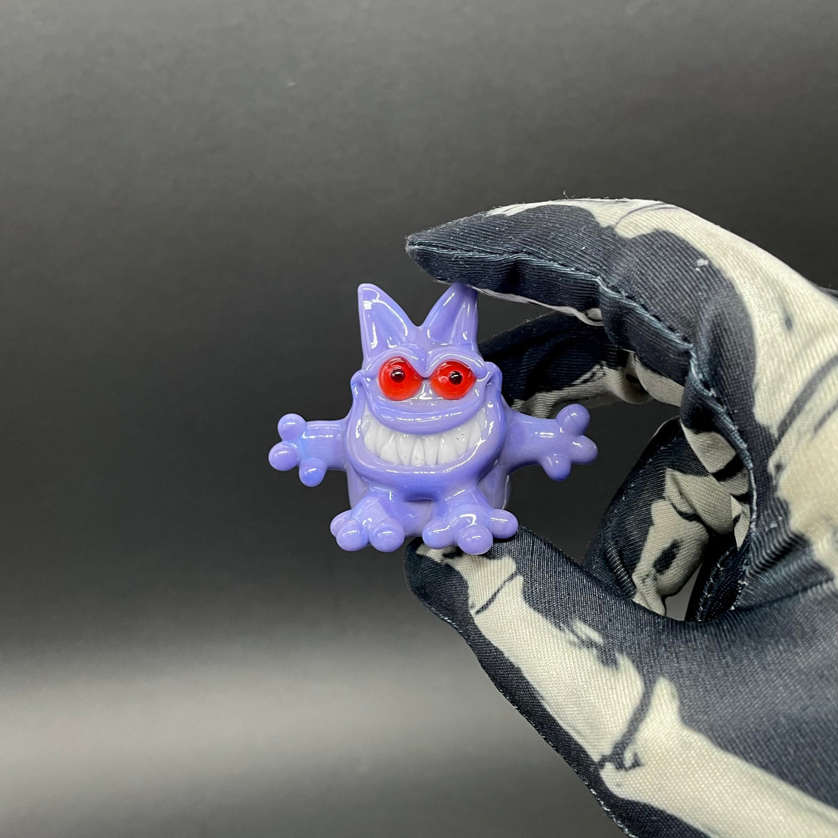Gengar Pokémon glass pendant