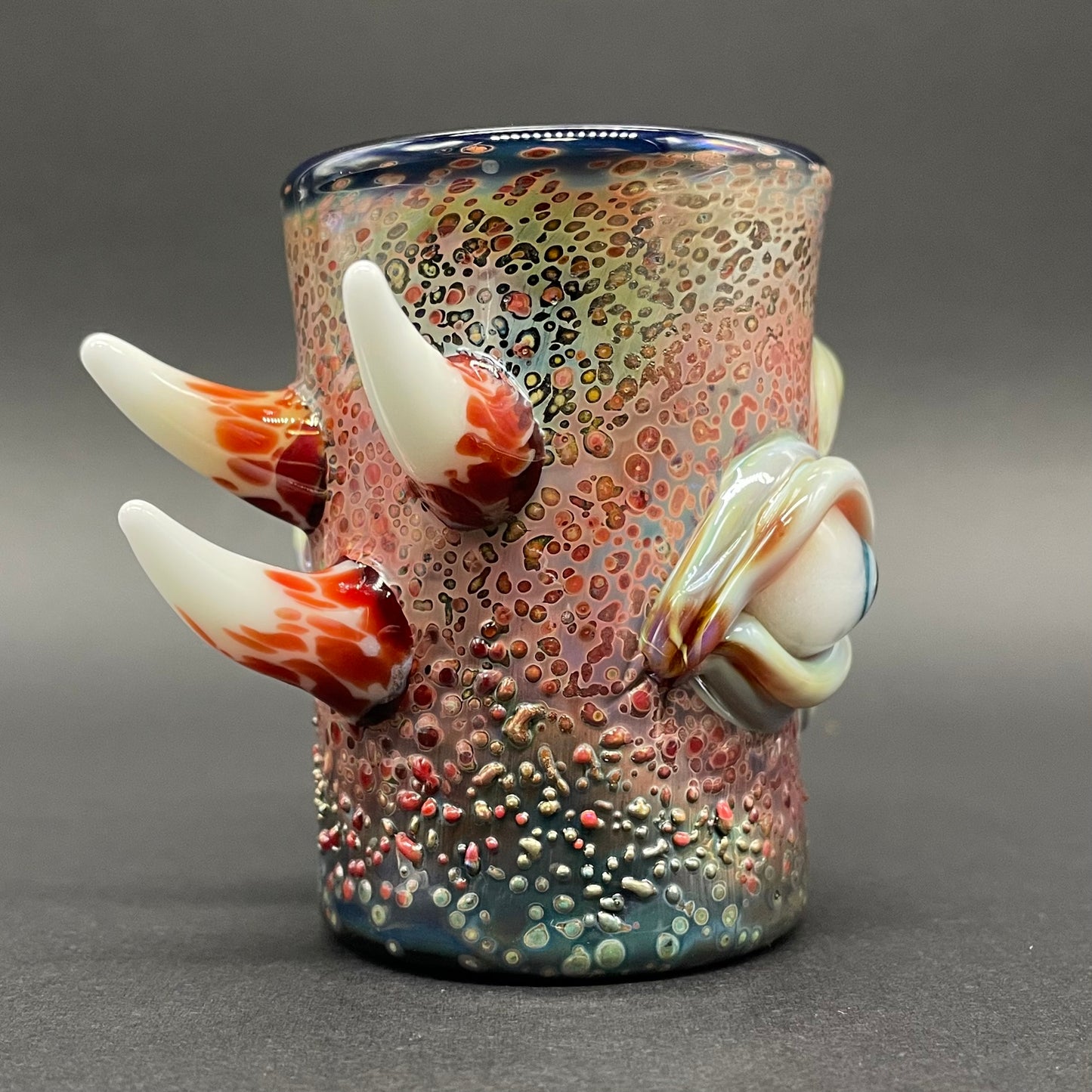 Leviathan Glass Screaming shot glass - hand-blown art