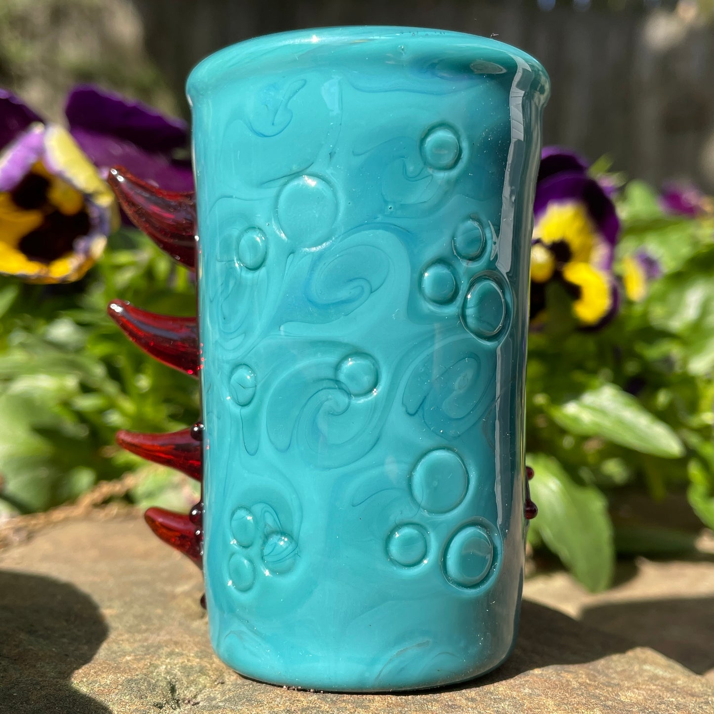 Artisan glass I’m not crying! Are you crying?  Shot Glass - detailed craftsmanship