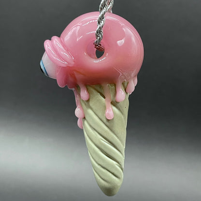 Eye scream cone pendant