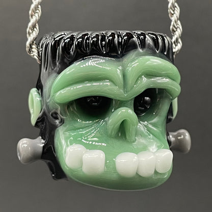Glass Frankenstein pendant