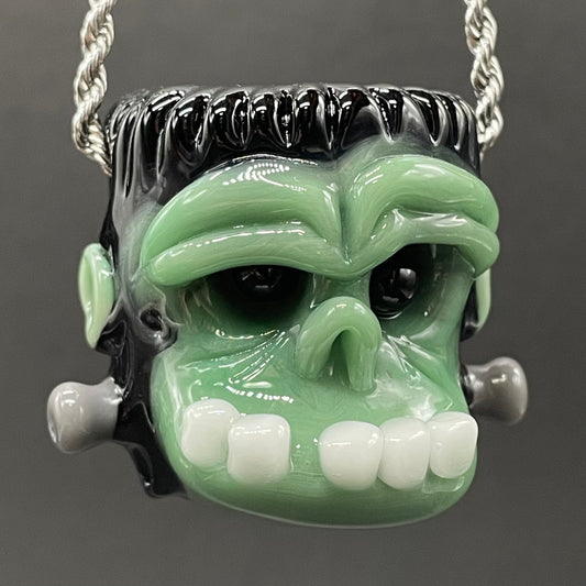 Glass Frankenstein pendant