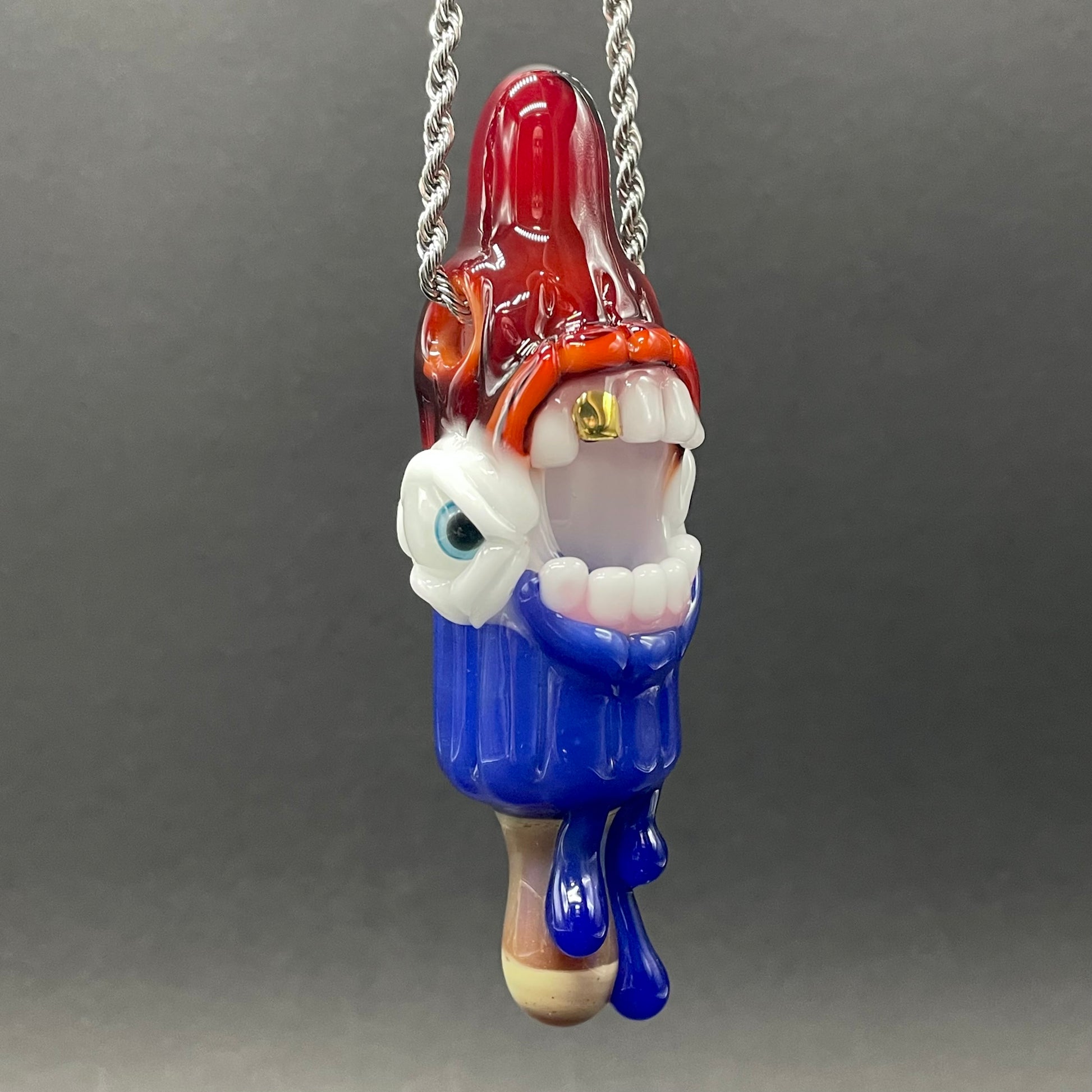 Leviathan Glass Calm like a bomb pop - hand-blown art