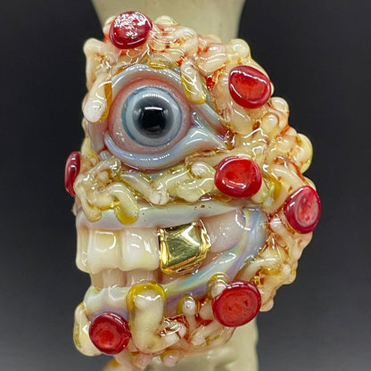 Hand-blown Pizza Is for Lovers – Matching Chillum Set - Leviathan Glass original