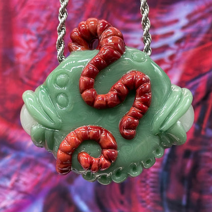 Worm eater pendant